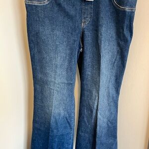 SPANX Plus Petite Denim Flare Jeans